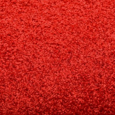 vidaXL Rohožka, prateľná, červená 60x180 cm