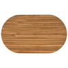 vidaXL Vrchn&aacute; doska 120 x 70 x 3,5 cm Ov&aacute;lny Hust&eacute; teakov&eacute; drevo