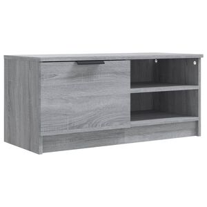 vidaXL TV skrinka siv&yacute; dub sonoma 80x35x36,5 cm spracovan&eacute; drevo