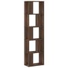 vidaXL Knižnica 5 pol&iacute;c hned&yacute; dub 45x23,5x162,5 cm kompozitn&eacute; drevo