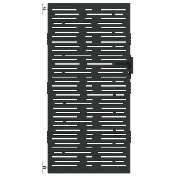 vidaXL Záhradná brána 85x175 cm, corten oceľ, štvorcový dizajn