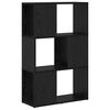 vidaXL Zostava TV skriniek 60 x 24 x 94,5 cm Čierna Kompozitn&eacute; drevo
