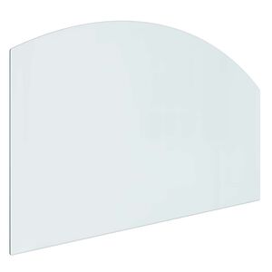 vidaXL Sklenen&aacute; doska krbu Priehľadn&aacute; 100 x 60 cm Sklo