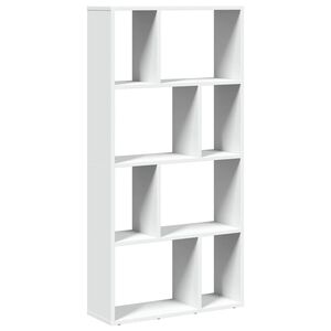 vidaXL Knižnica biela 60x20x120,5 cm, umel&eacute; drevo