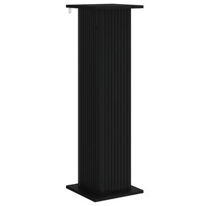 vidaXL Stojan na rastliny Čierna 30,5 x 30 x 100,5 cm Kompozitn&eacute; drevo