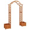 vidaXL Z&aacute;hradn&aacute; pergola s kvetin&aacute;čom jedľov&yacute; mas&iacute;v