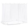 vidaXL Moskyti&eacute;ra na alt&aacute;nok 220 mesh Biela 2 x 2 x 2 m Polyester
