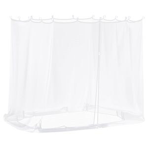 vidaXL Moskyti&eacute;ra na alt&aacute;nok 220 mesh Biela 2 x 2 x 2 m Polyester