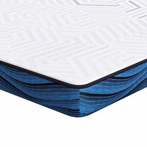 vidaXL Matracov&aacute; podložka 80 x 200 cm Hr&uacute;bka žak&aacute;rov&aacute; tkanina Biela