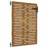 vidaXL Z&aacute;hradn&aacute; br&aacute;na 85x125 cm, corten oceľ, &scaron;tvorcov&yacute; dizajn