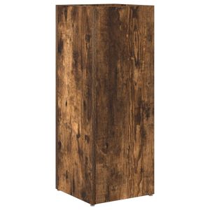 vidaXL Stojan na slnečn&iacute;k s &uacute;ložiskom Dymov&aacute; dub 25 x 24,5 x 64 cm