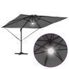 vidaXL Roma Parasol Antracit 286 x 285 x 270 cm Hliník a polyester