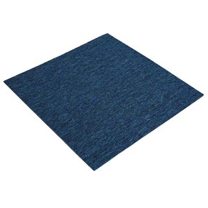 vidaXL Kobercov&aacute; dlaždica Modr&aacute; 50 x 50 cm 20 ks PP a Bit&uacute;men