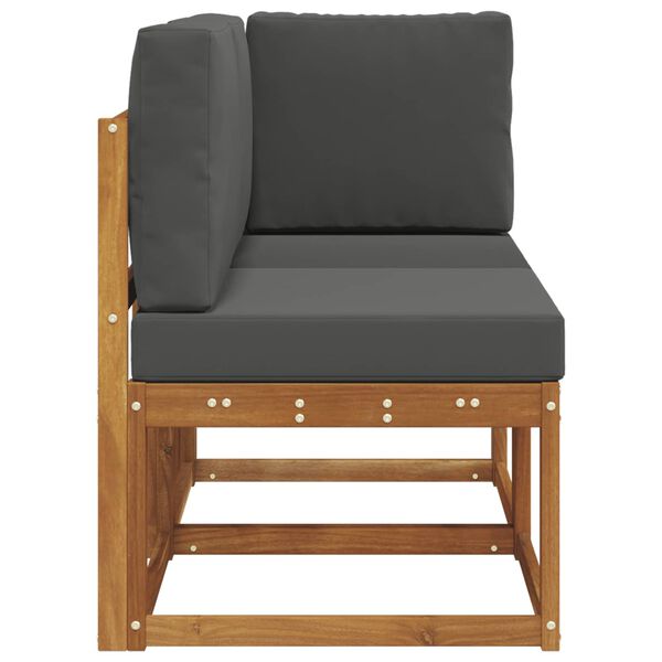 vidaXL Vonkaj&scaron;ia stredn&aacute; a rohov&aacute; pohovka 2 Kus Pr&iacute;rodn&aacute; a antracitov&aacute;