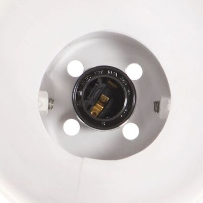 vidaXL Industriálna nástenná lampa biela 65x25 cm E27