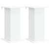 vidaXL Stojan na rastliny 2 pcs Biela 30,5 x 30 x 60,5 cm