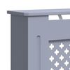 vidaXL Kryt na radi&aacute;tor siv&yacute; 78 cm MDF