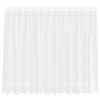 vidaXL Čipkov&aacute; z&aacute;clona so z&aacute;clonami Biela 300 x 140 cm Polyester
