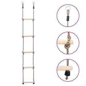 vidaXL 5-stupňov&yacute; rebr&iacute;k 210 cm mas&iacute;vne borovicov&eacute; drevo