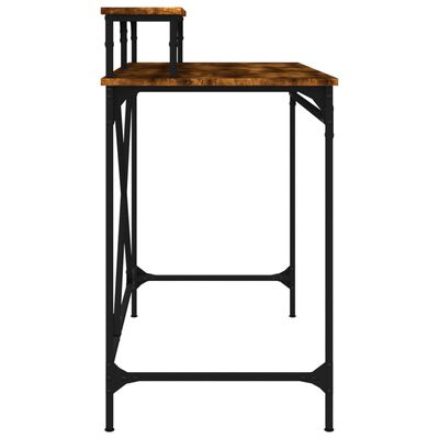 vidaXL Stôl dub sonoma 100x50x90 cm spracované drevo a železo