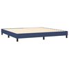 vidaXL Boxspring posteľ s matracom modrá 200x200 cm látka