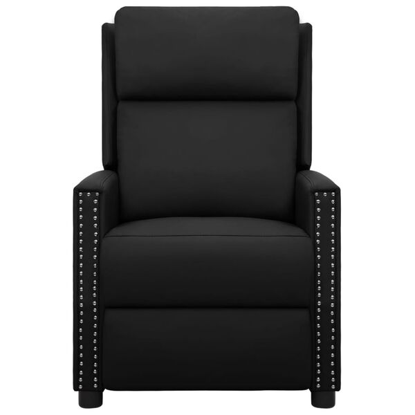 vidaXL Elektrické masážne kreslo čierne umelá koža