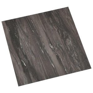 vidaXL Samo-lepiace podlahov&eacute; dosky Tmavosiv&aacute; 30,5 x 30,5 cm 20 ks PVC