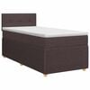 vidaXL Posteľ boxspring s matracom Tmavohned&aacute; 80 x 200 cm L&aacute;tka