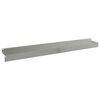 vidaXL Obrubn&iacute;k tr&aacute;vnika 30 pcs 100 x 10 x 8 cm Oceľ Strieborn&aacute;