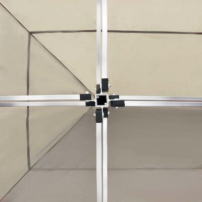 vidaXL Profesionálny skladací stan+steny, hliník 6x3 m, krémový