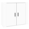 vidaXL Komoda biela 80x33x70 cm spracovan&eacute; drevo