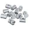 vidaXL Z&aacute;tky 12 pcs Strieborn&aacute; M6 x 13 mm Kov