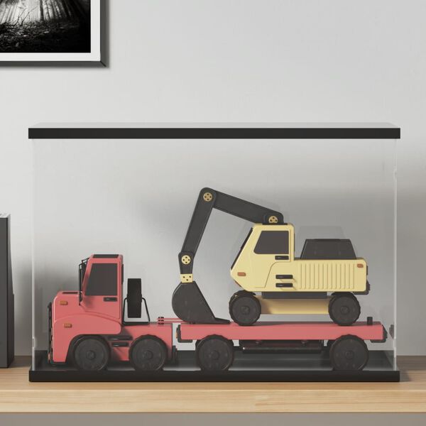 vidaXL Priehľadná reklamná krabica 56x36x37 cm akrylová