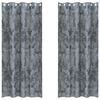 vidaXL Sametov&eacute; z&aacute;vesy 2 ks Strieborn&aacute; &scaron;ed&aacute; 260 x 140 cm Zamat