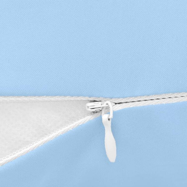 vidaXL Tvarovaný vankúš pre spanie na boku, 40x145 cm, modrý