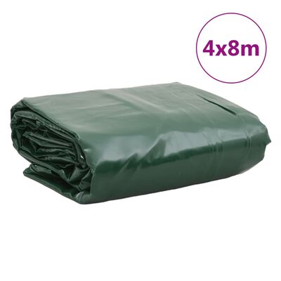 vidaXL Celta zelená 4x8 m 650 g/m²