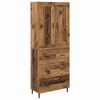 vidaXL Highboard 2 ks Star&eacute; drevo 69,5 x 34 x 180 cm Kompozitn&eacute; drevo