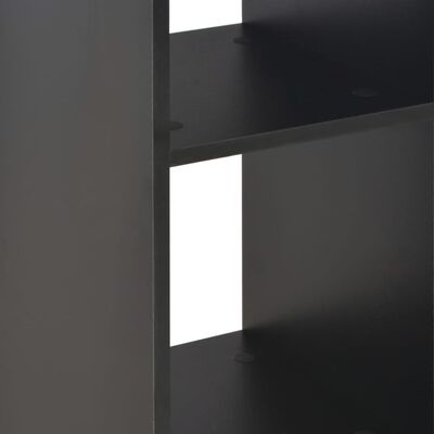 vidaXL Barový stôl čierny 60x60x110 cm