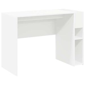 vidaXL St&ocirc;l Biela Kompozitn&eacute; drevo 109 x 50 x 78 cm