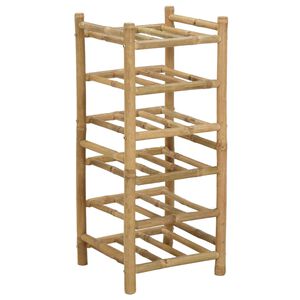 vidaXL Reg&aacute;l na v&iacute;no Pr&iacute;rodn&aacute; 32,5 x 29,5 x 72 cm Bambus