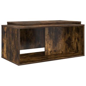 vidaXL S&uacute;prava na k&aacute;vov&yacute; stol&iacute;k 2 ks Dymov&aacute; dub 90 x 48 x 40 cm