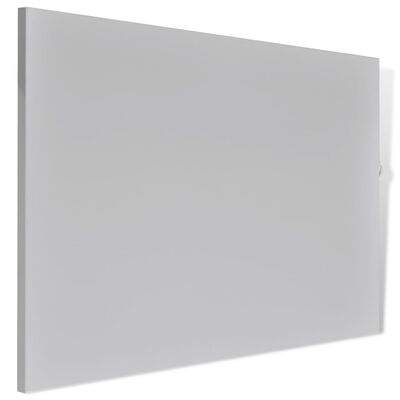 Vykurovací infrapanel, kovový, svetlo šedý 400 W 82 x 55 x 2,5 cm
