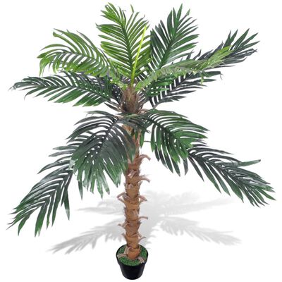 Umelá kokosová palma v črepníku, 140 cm