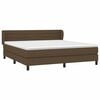 vidaXL Boxspring posteľ s matracom tmavohned&aacute; 180x200 cm l&aacute;tka