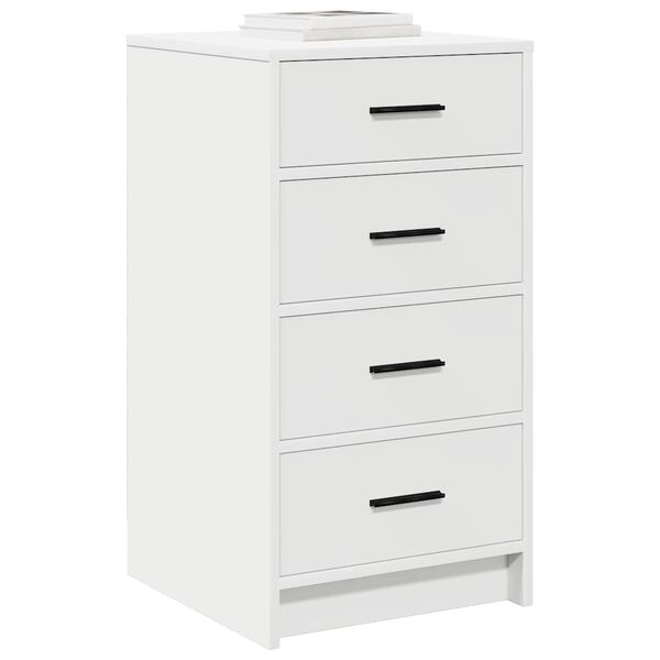 vidaXL Serv&iacute;rovacia skriňa Biela 40 x 41 x 75 cm Kompozitn&eacute; drevo