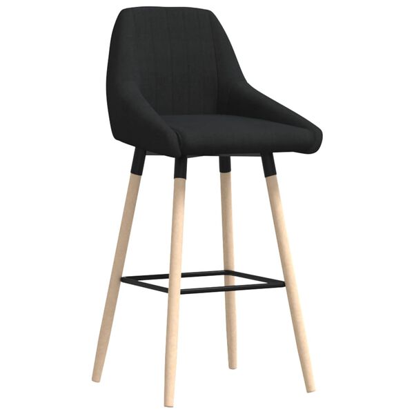 vidaXL Barov&aacute; stolička čierna l&aacute;tkov&aacute;