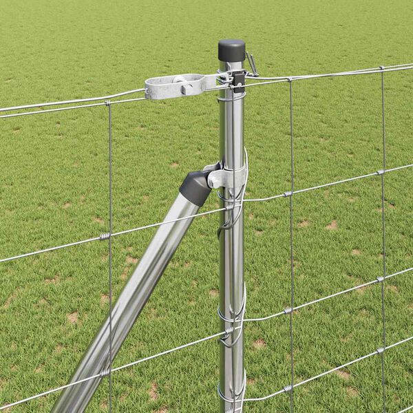 vidaXL Stĺp na plot. Zinkovan&yacute; 25 x 1,6 m Oceľ