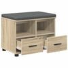 vidaXL Predsieňov&aacute; lavica Sonoma dub 60 x 38 x 46 cm