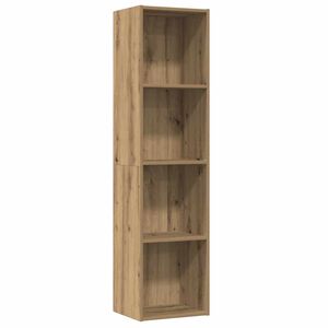 vidaXL skrinka na knihy/TV skrinka Star&eacute; drevo 36x30x143cm Drevo