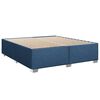 vidaXL Posteľn&yacute; r&aacute;m boxspring s matracom modr&yacute; 180x200 cm l&aacute;tka